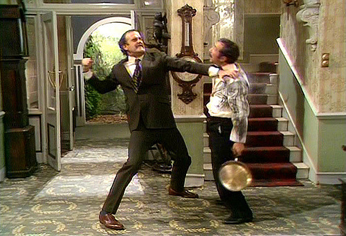 scene from Fawlty Towers